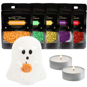 Pumpkin Ghost Wax Burner Bundle